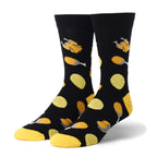 Chicken and Waffles Crew Socks - Premium Socks from Crazy Socks - Just $8! Shop now at Pat's Monograms