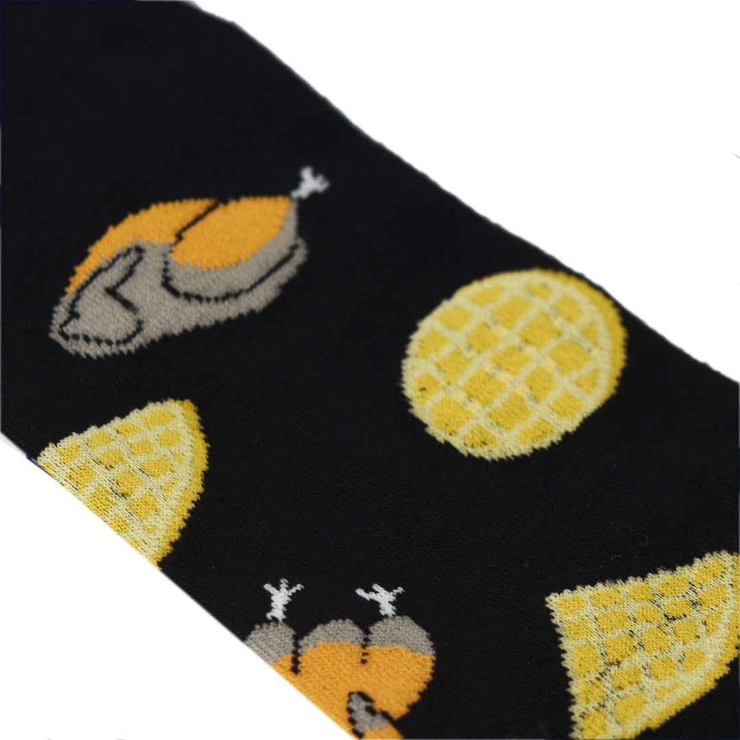 Chicken and Waffles Crew Socks - Premium Socks from Crazy Socks - Just $7.00! Shop now at Pat's Monograms