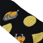 Chicken and Waffles Crew Socks - Premium Socks from Crazy Socks - Just $8! Shop now at Pat's Monograms