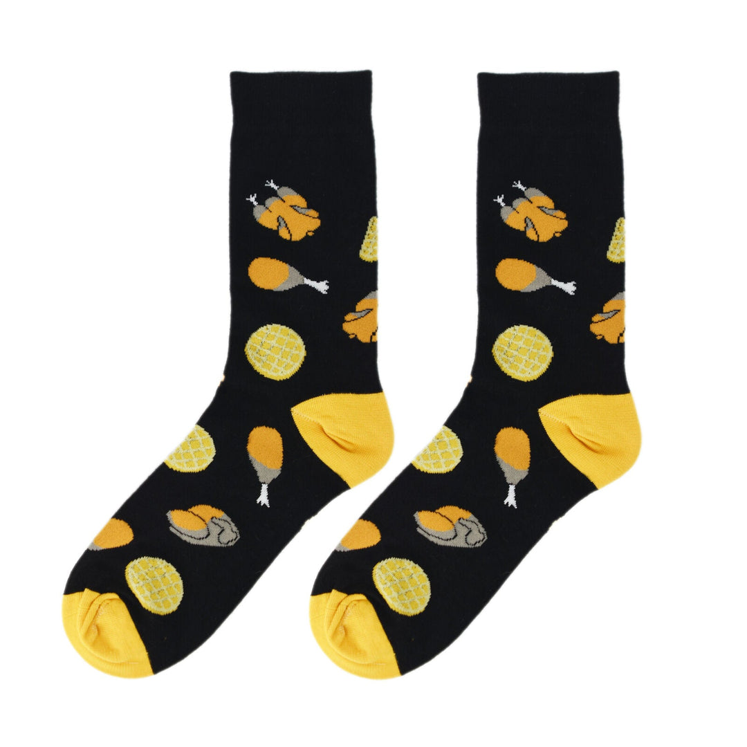 Chicken and Waffles Crew Socks - Premium Socks from Crazy Socks - Just $7.00! Shop now at Pat's Monograms