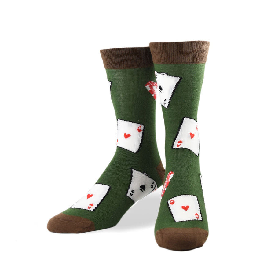 Poker Crew Socks - Premium Socks from Crazy Socks - Just $7.00! Shop now at Pat's Monograms