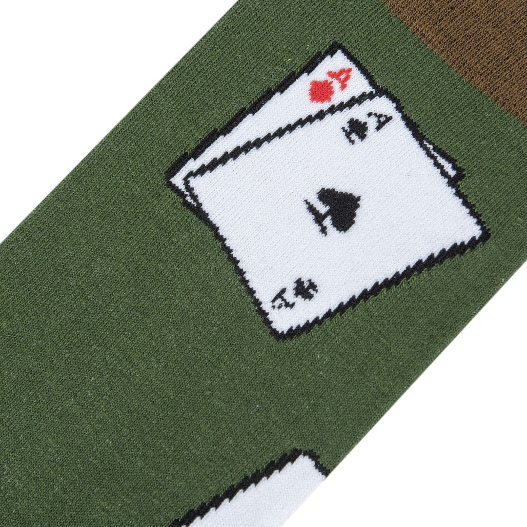 Poker Crew Socks - Premium Socks from Crazy Socks - Just $7.00! Shop now at Pat's Monograms