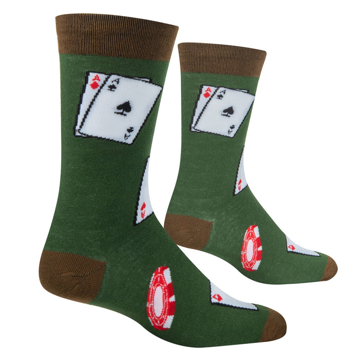 Poker Crew Socks - Premium Socks from Crazy Socks - Just $7.00! Shop now at Pat's Monograms