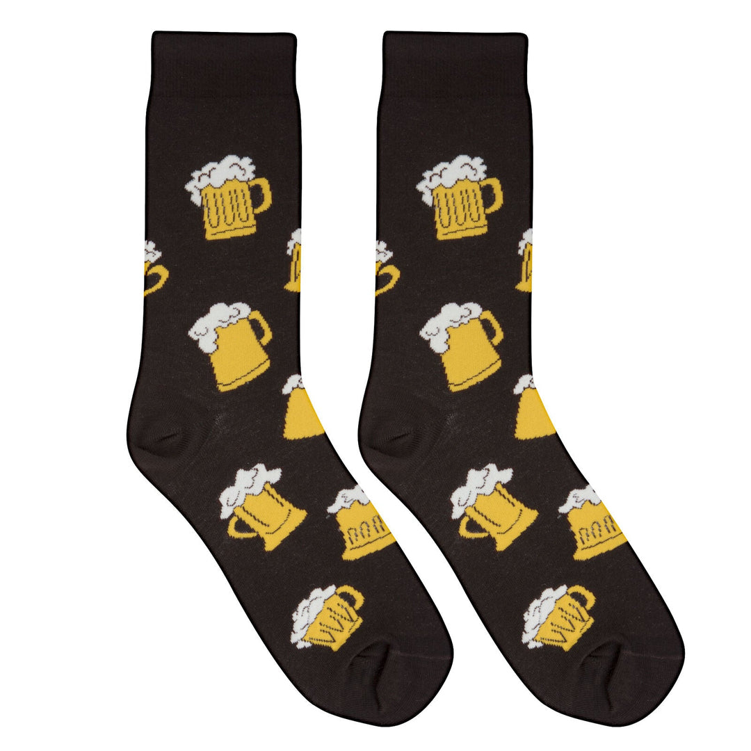 Beer Mugs Crew Socks - Premium Socks from Crazy Socks - Just $7.00! Shop now at Pat's Monograms