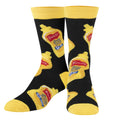French's Yellow Mustard Crew Socks - Premium Socks from Crazy Socks - Just $8! Shop now at Pat's Monograms