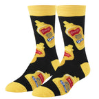 French's Yellow Mustard Crew Socks - Premium Socks from Crazy Socks - Just $8! Shop now at Pat's Monograms