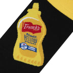 French's Yellow Mustard Crew Socks - Premium Socks from Crazy Socks - Just $8! Shop now at Pat's Monograms