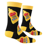 French's Yellow Mustard Crew Socks - Premium Socks from Crazy Socks - Just $8! Shop now at Pat's Monograms