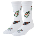 Mini Bottles Crew Socks - Premium Socks from Crazy Socks - Just $8! Shop now at Pat's Monograms