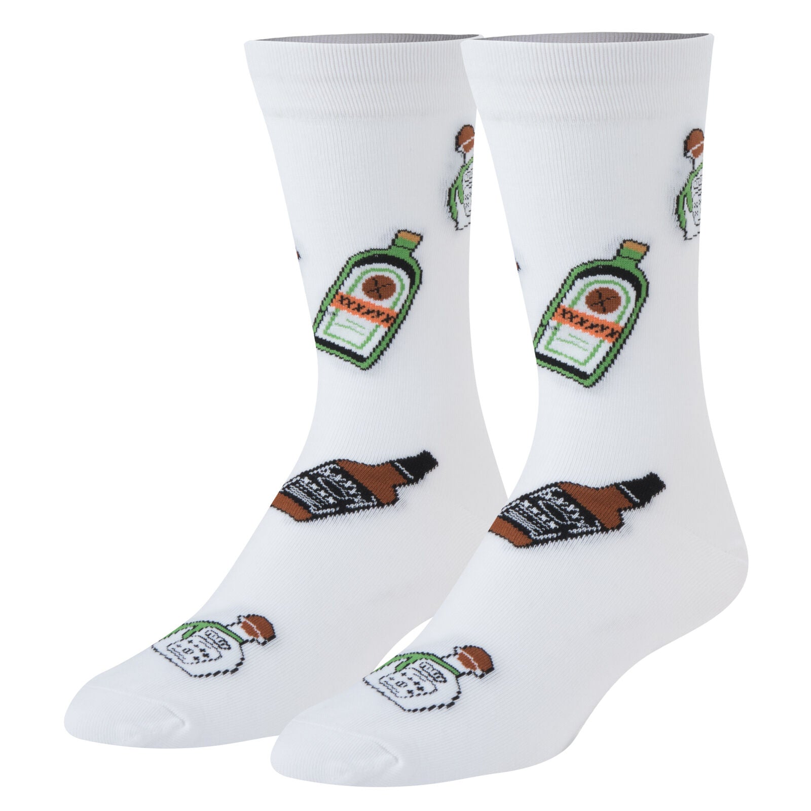 Mini Bottles Crew Socks - Premium Socks from Crazy Socks - Just $8! Shop now at Pat's Monograms