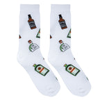 Mini Bottles Crew Socks - Premium Socks from Crazy Socks - Just $8! Shop now at Pat's Monograms