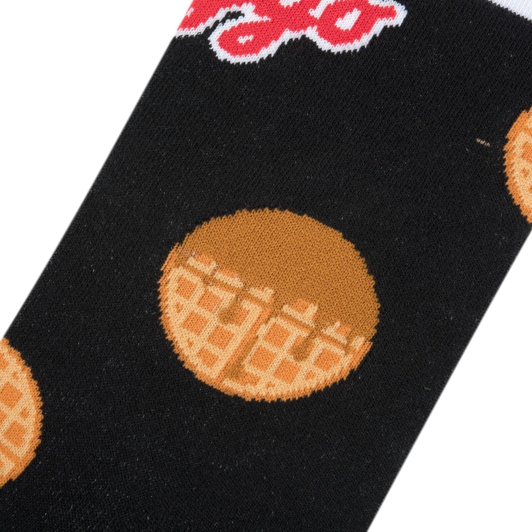 Eggo Waffle Crew Socks - Premium Socks from Crazy Socks - Just $7.00! Shop now at Pat's Monograms