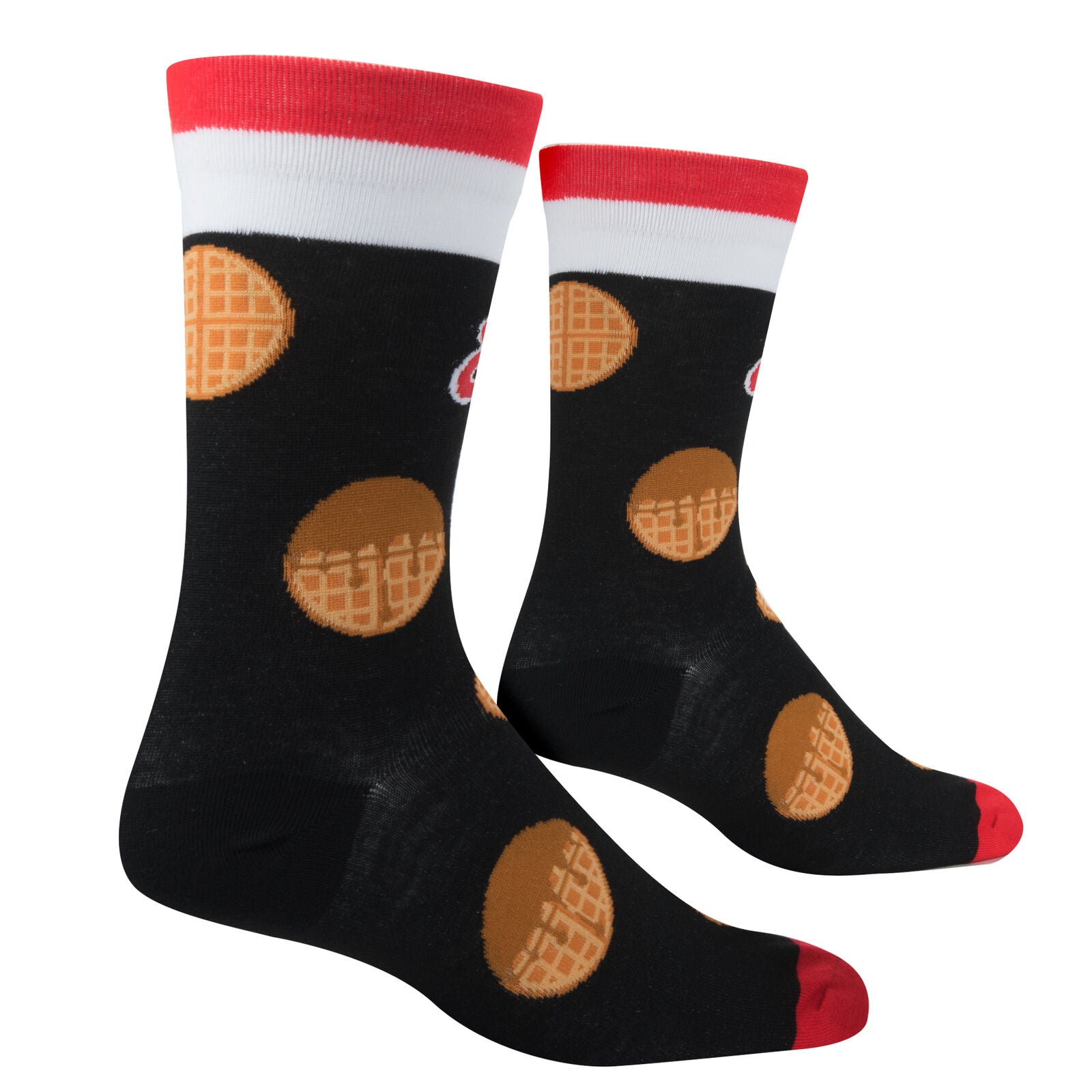 Eggo Waffle Crew Socks - Premium Socks from Crazy Socks - Just $8! Shop now at Pat's Monograms