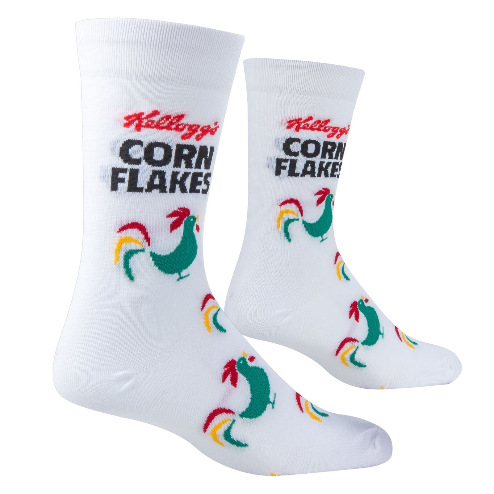 Corn Flakes Crew Socks - Premium Socks from Crazy Socks - Just $8! Shop now at Pat's Monograms