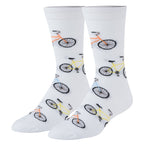 Bicycles Crew Socks - Premium Socks from Crazy Socks - Just $8! Shop now at Pat's Monograms