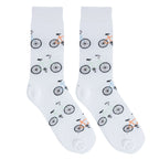 Bicycles Crew Socks - Premium Socks from Crazy Socks - Just $8! Shop now at Pat's Monograms
