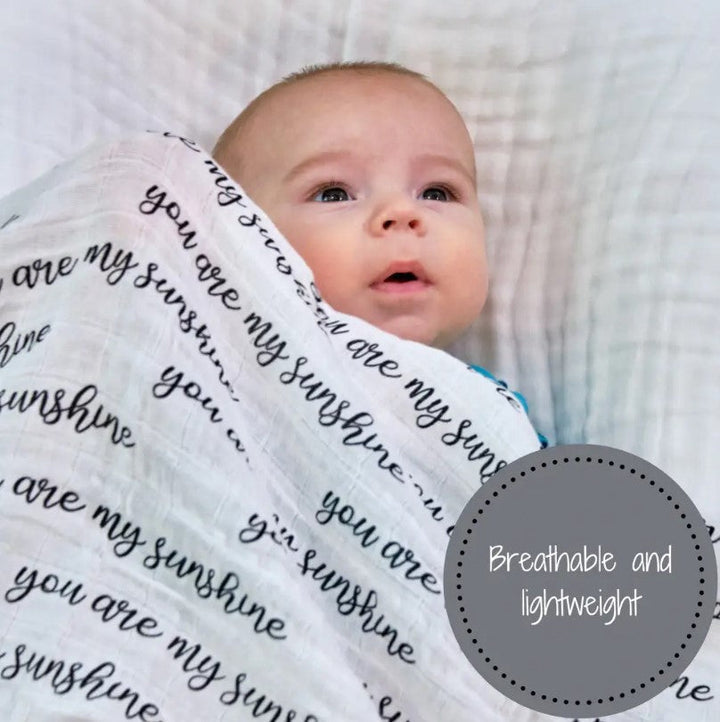 You are My Sunshine Swaddle Blanket - Premium Baby Gift Sets from LollyBanks - Just $19.95! Shop now at Pat's Monograms